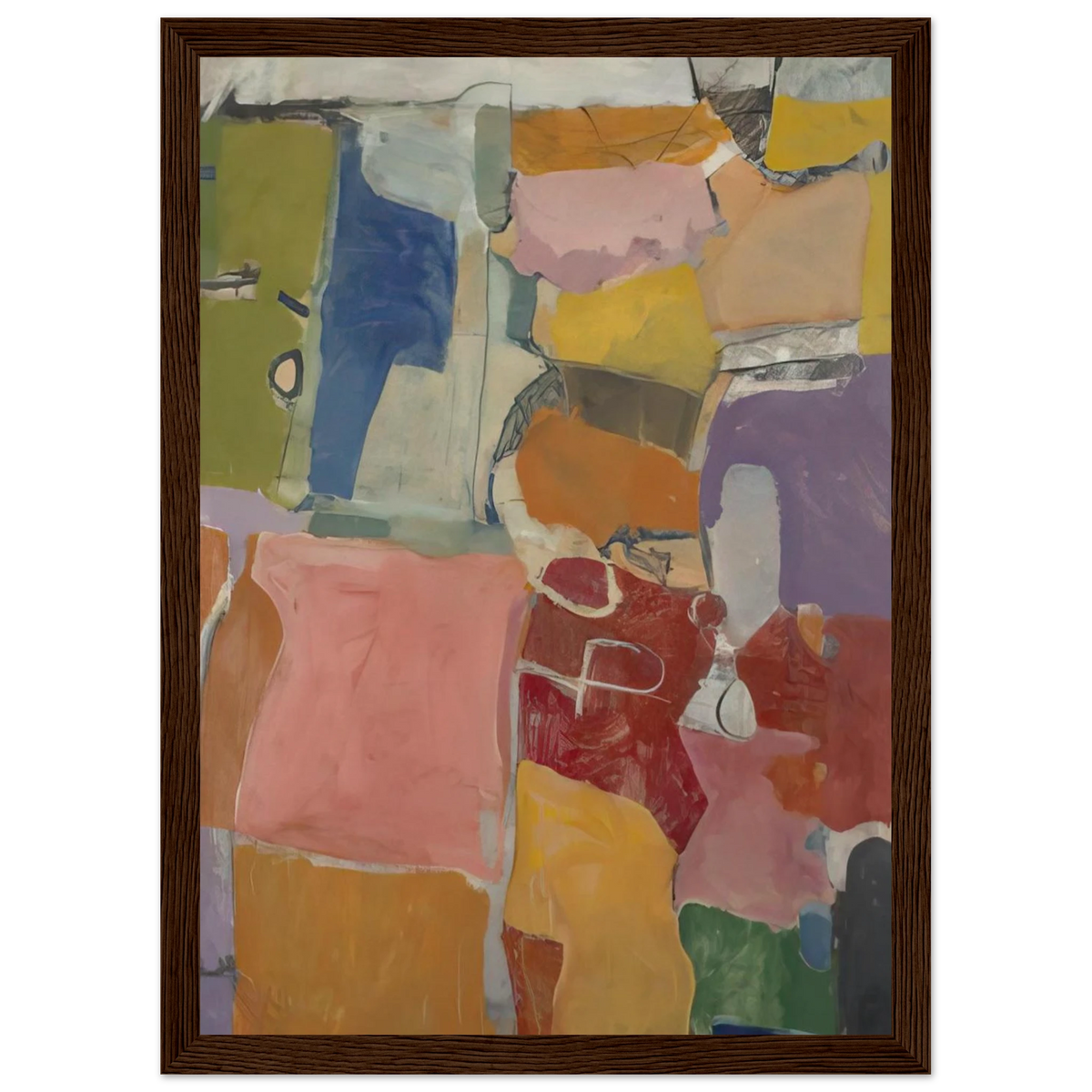 Urbana Framed Poster | Richard Diebenkorn Framed Prints Wall Art | Richard Diebenkorn Shop