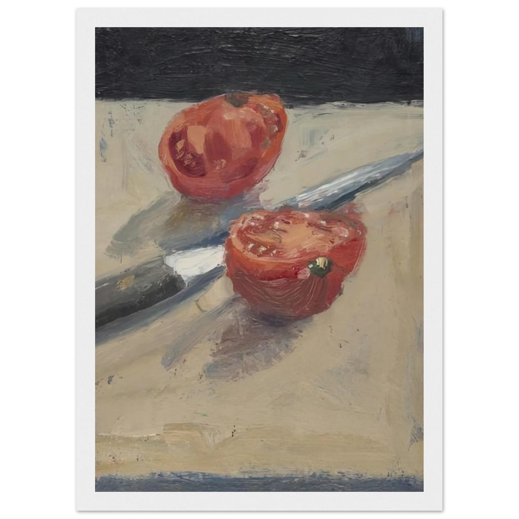 Knife  Tomato I Framed Poster | Richard Diebenkorn Framed Prints Wall Art | Richard Diebenkorn Shop