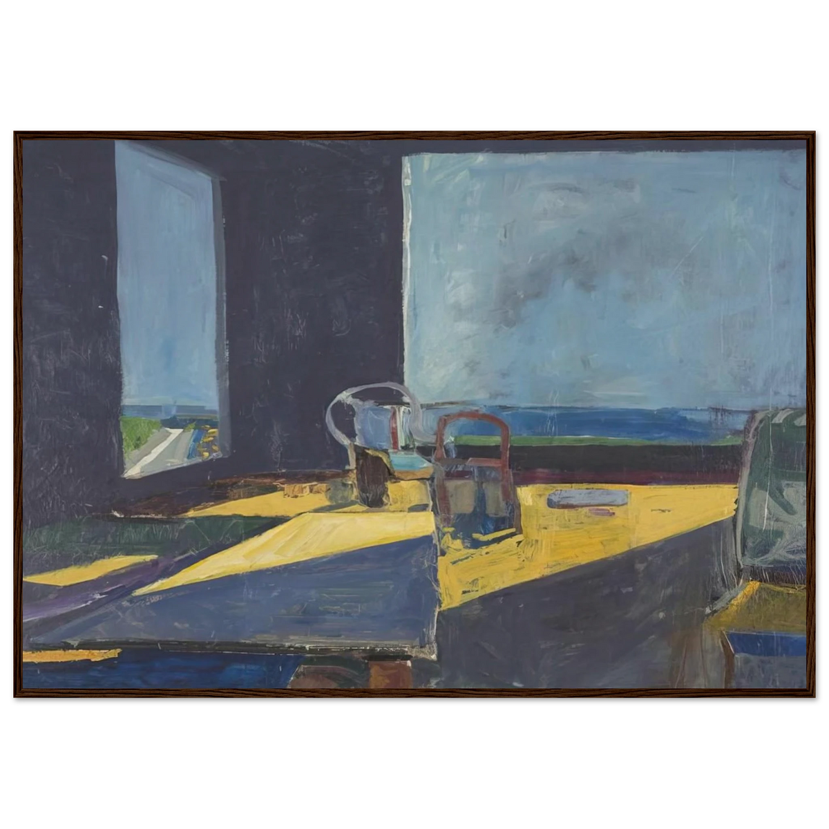 Interior with View of the Ocean Framed Poster | Richard Diebenkorn Framed Prints Wall Art | Richard Diebenkorn Shop