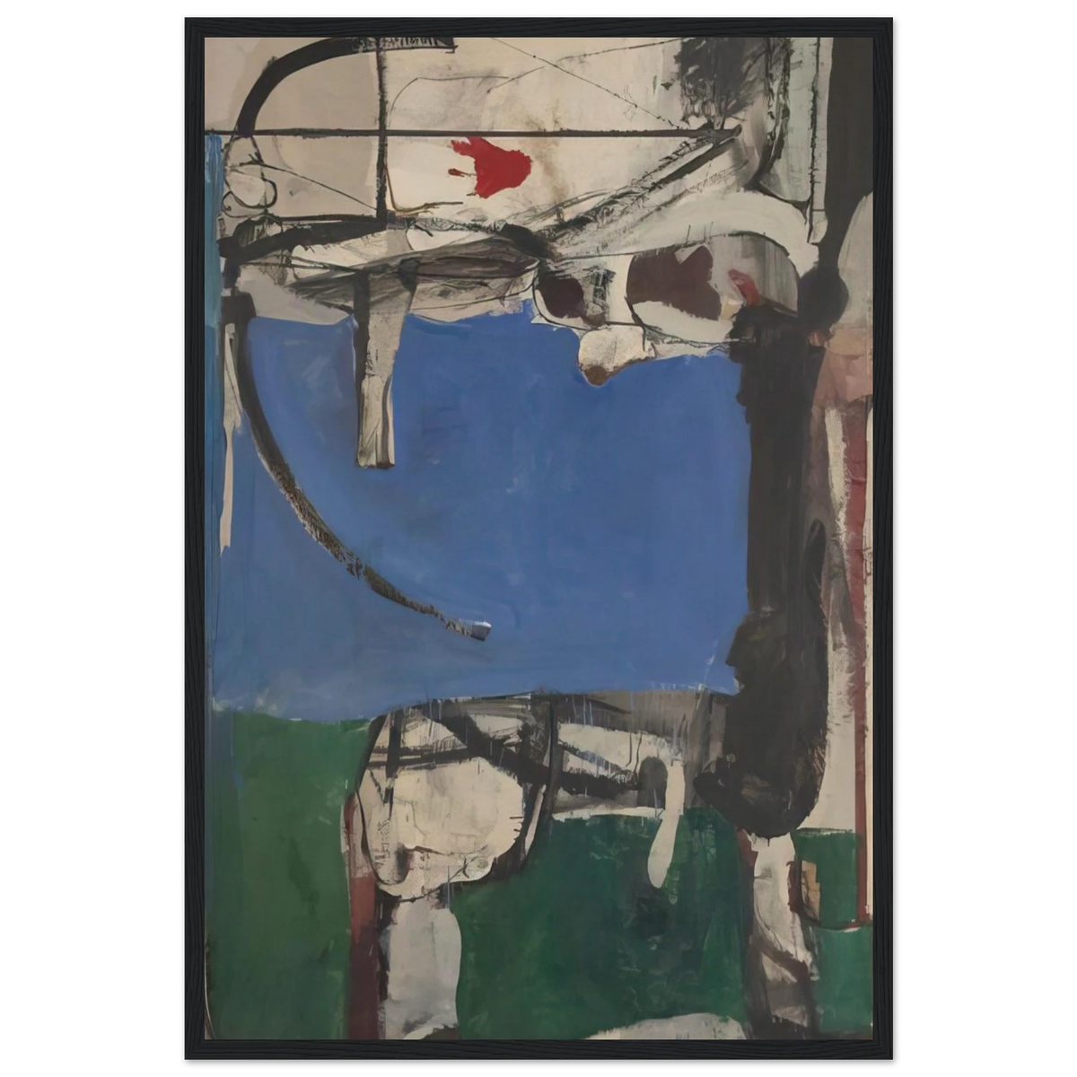 Urbana #2 The Archer Framed Poster | Richard Diebenkorn Framed Prints Wall Art | Richard Diebenkorn Shop