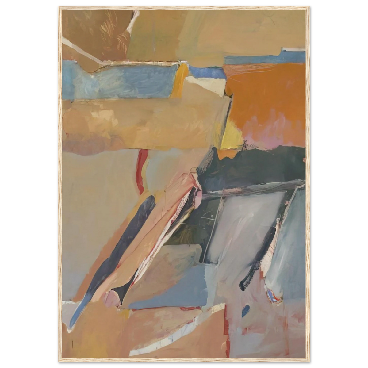 Berkeley #8 Framed Poster | Richard Diebenkorn Framed Prints Wall Art | Richard Diebenkorn Shop