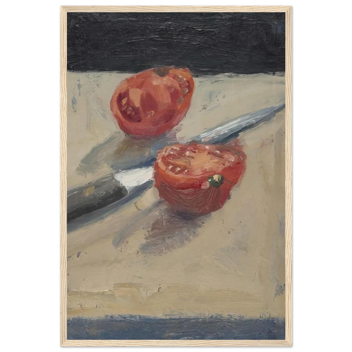 Knife  Tomato I Framed Poster | Richard Diebenkorn Framed Prints Wall Art | Richard Diebenkorn Shop
