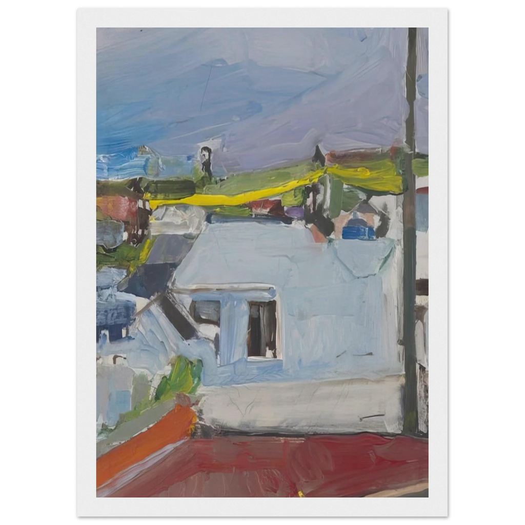 Chabot Valley Framed Poster | Richard Diebenkorn Framed Prints Wall Art | Richard Diebenkorn Shop