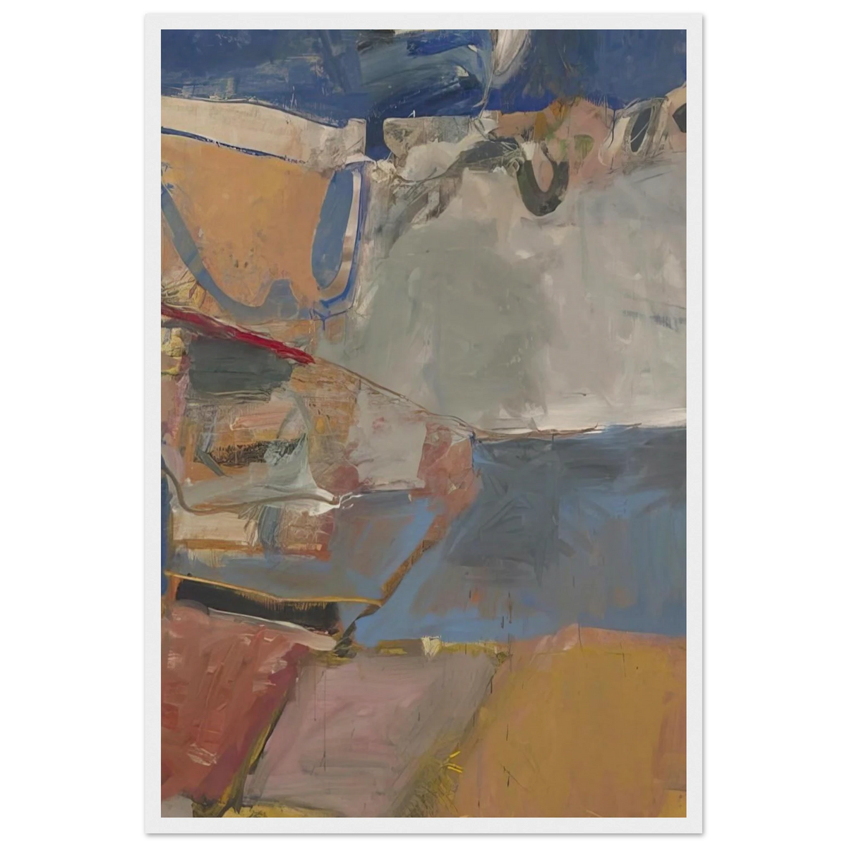 Berkeley #22 Framed Poster | Richard Diebenkorn Framed Prints Wall Art | Richard Diebenkorn Shop