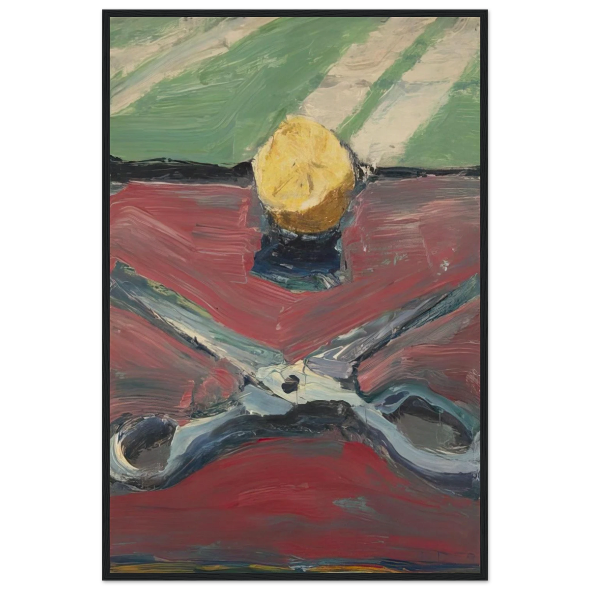 Scissors and Lemon, II Framed Poster | Richard Diebenkorn Framed Prints Wall Art | Richard Diebenkorn Shop