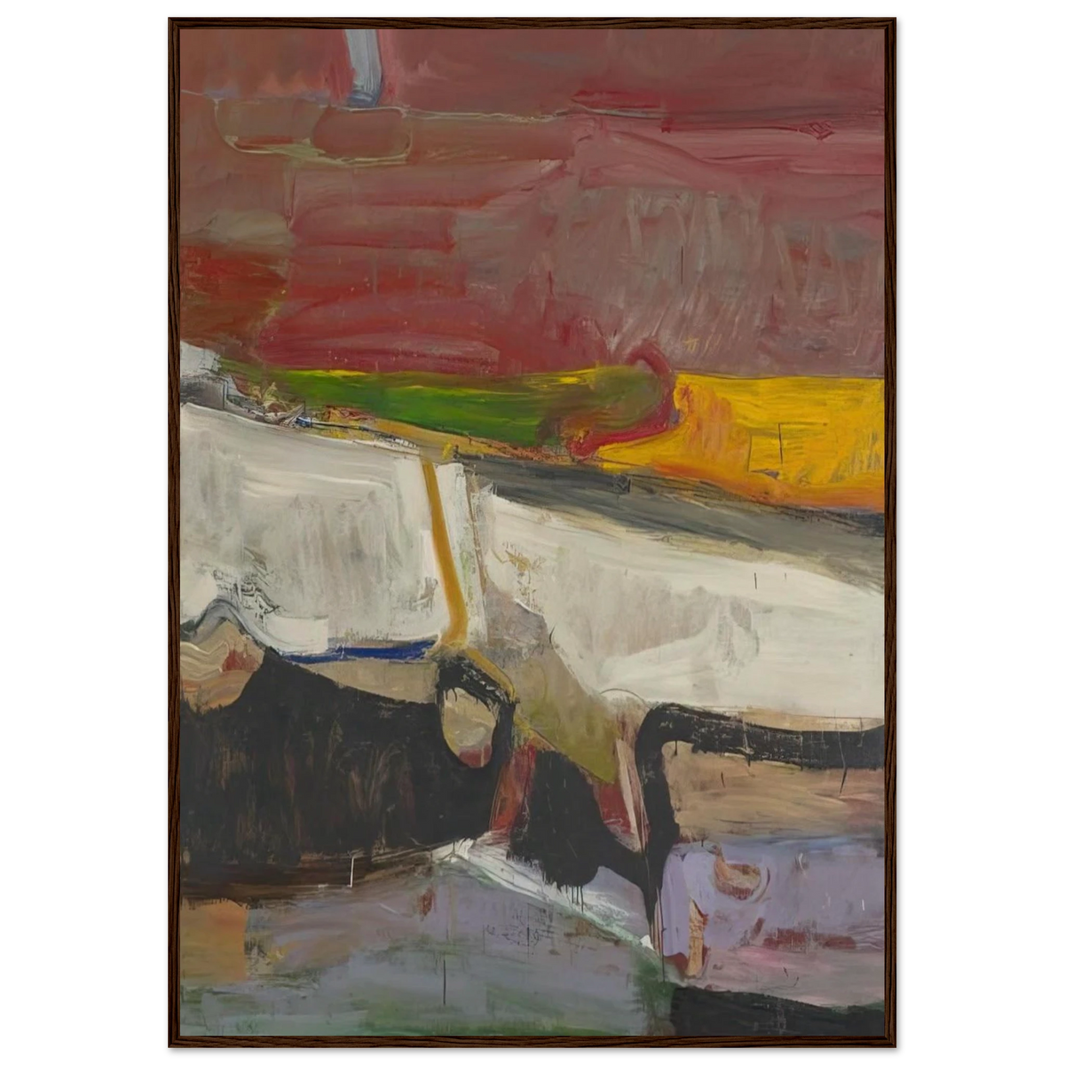 Berkeley #59 Framed Poster | Richard Diebenkorn Framed Prints Wall Art | Richard Diebenkorn Shop