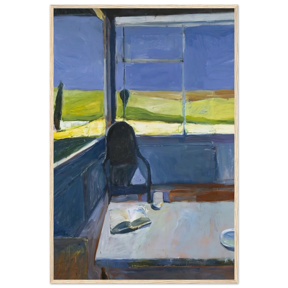 Interior with Book Framed Poster | Richard Diebenkorn Framed Prints Wall Art | Richard Diebenkorn Shop