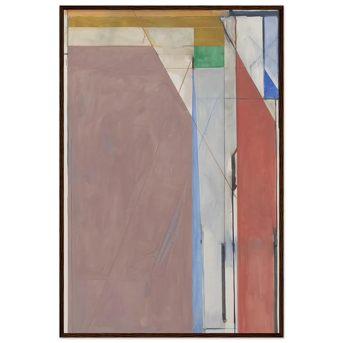 Ocean Park #70 Framed Poster | Richard Diebenkorn Framed Prints Wall Art | Richard Diebenkorn Shop
