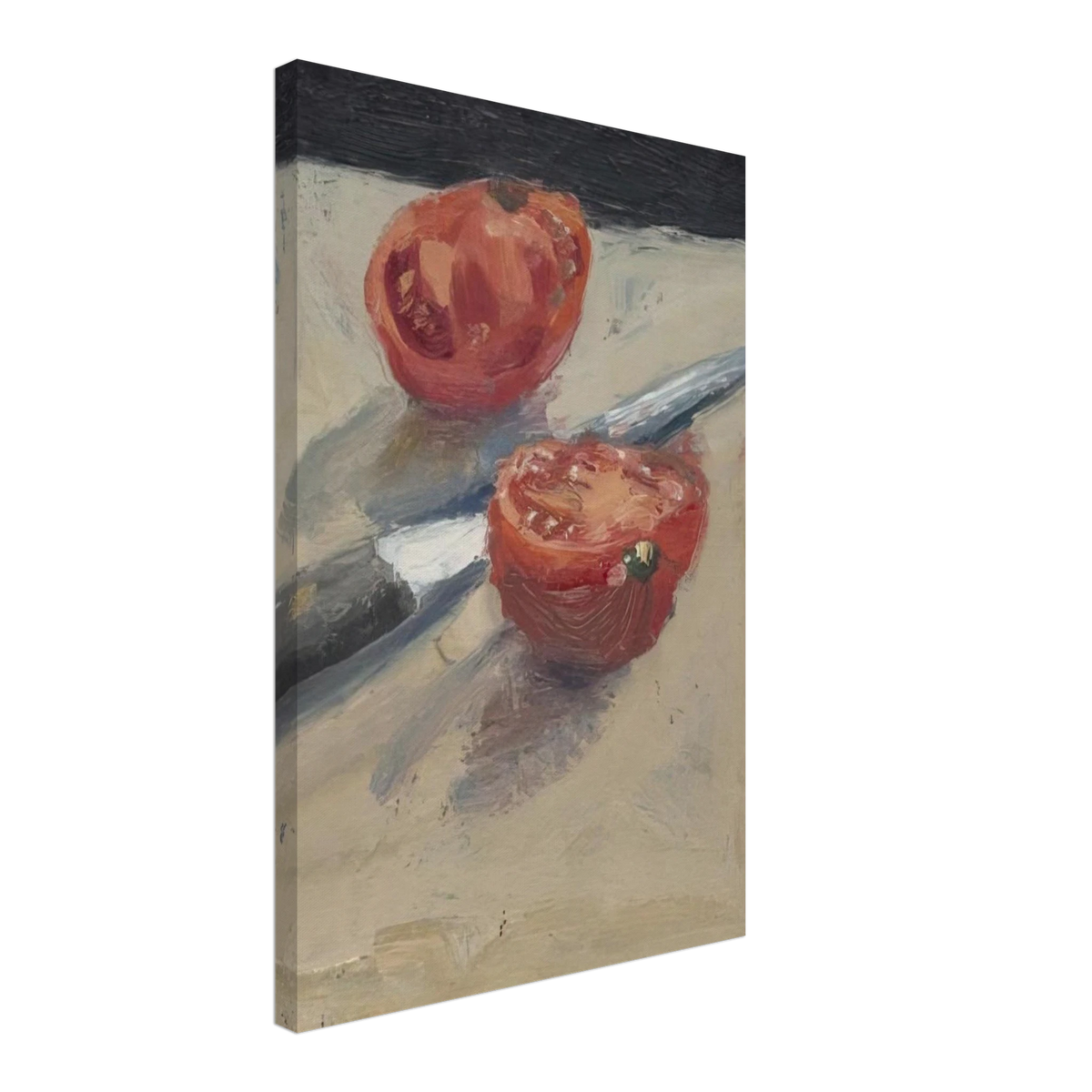 Knife  Tomato I Canvas | Richard Diebenkorn Canvas | Richard Diebenkorn Shop