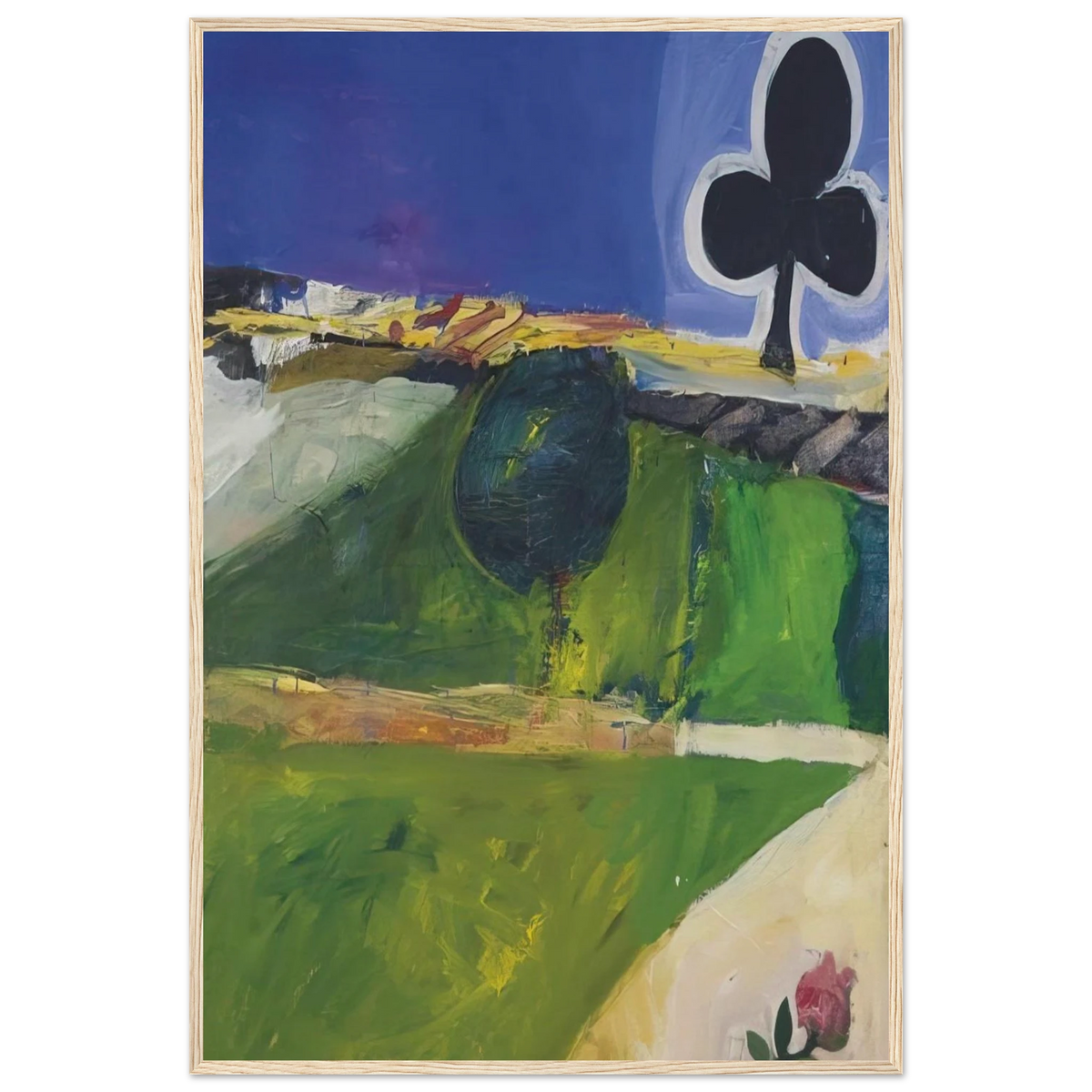 Landscape with Figure Framed Poster | Richard Diebenkorn Framed Prints Wall Art | Richard Diebenkorn Shop