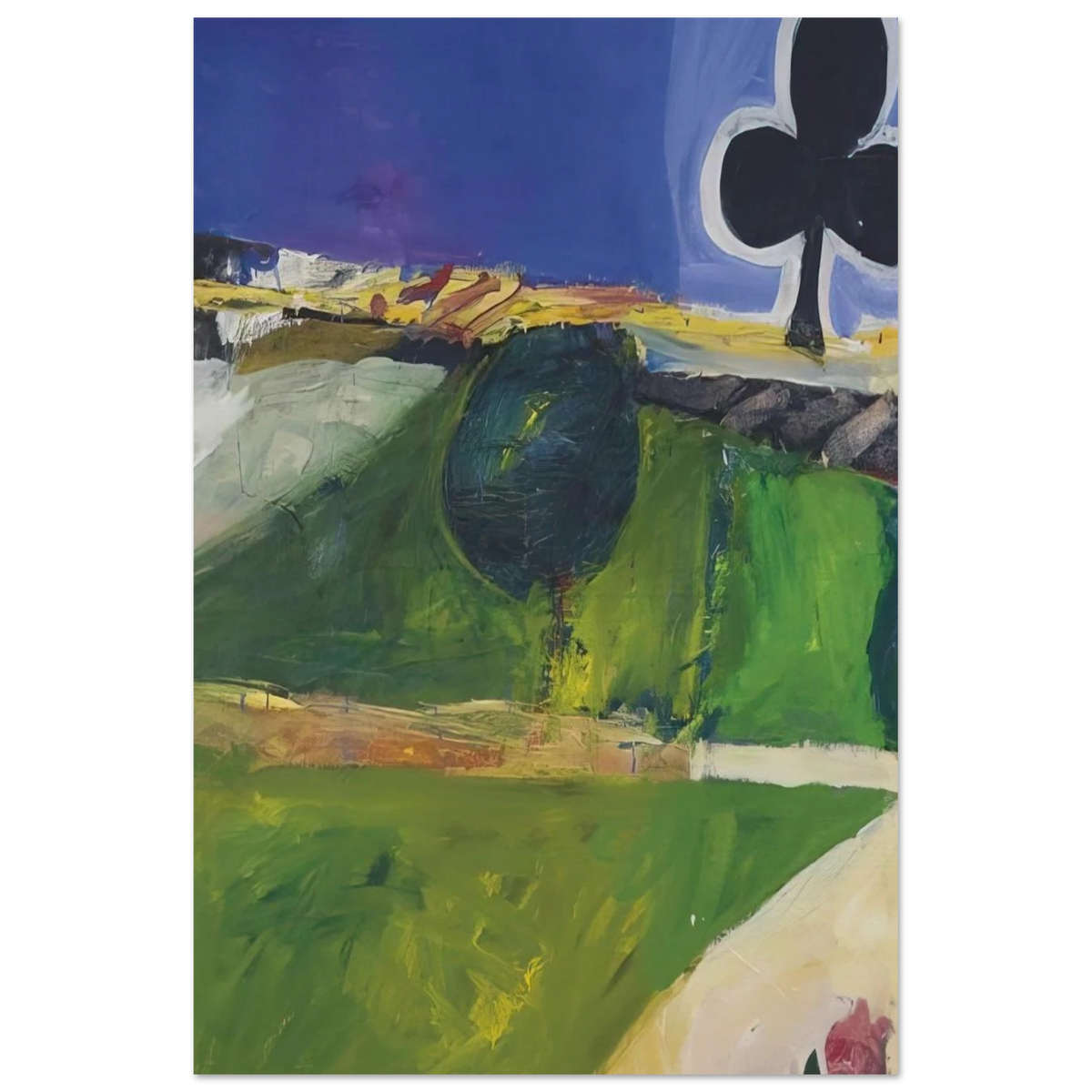 Landscape with Figure Poster | Richard Diebenkorn Poster | Richard Diebenkorn Shop