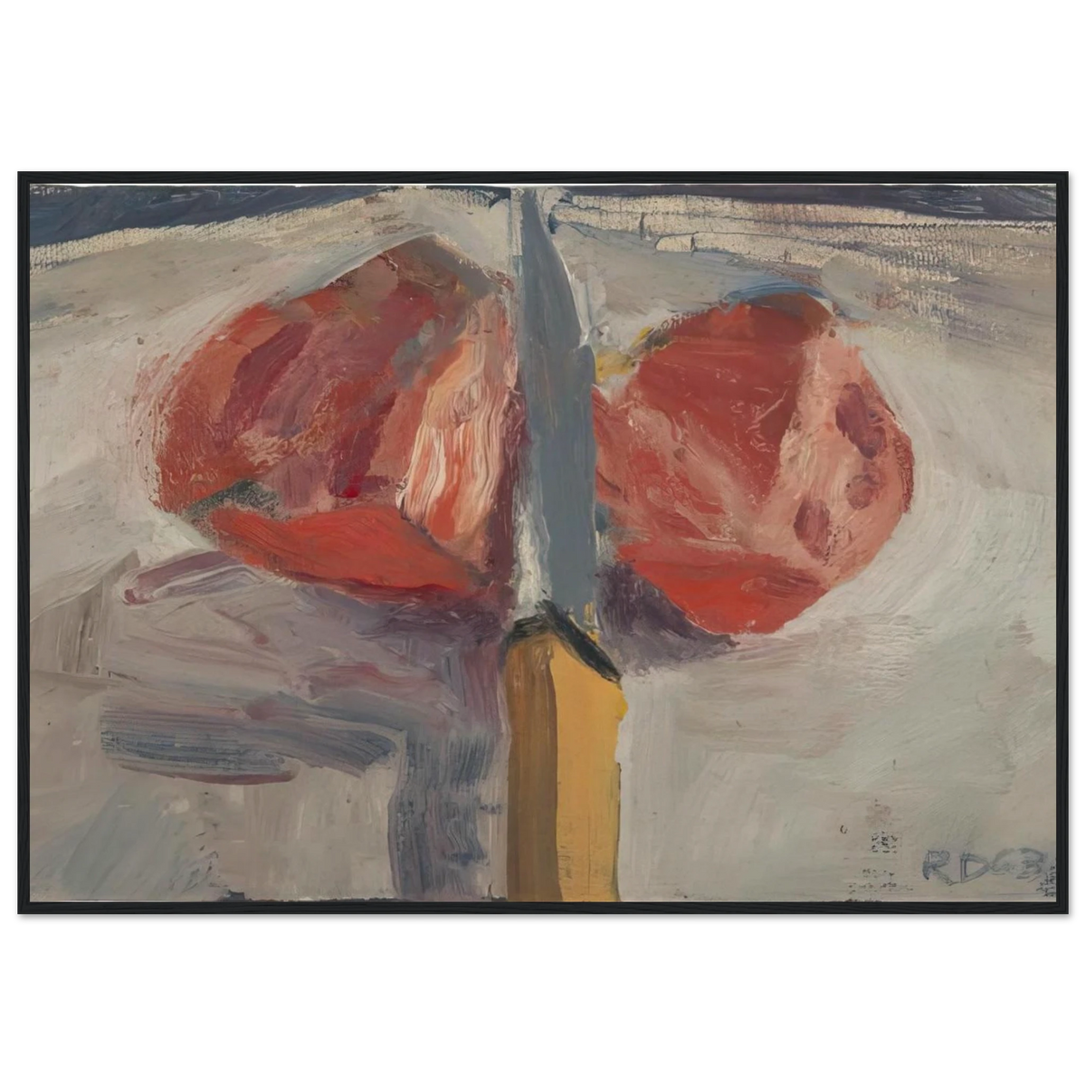 Tomato and Knife Framed Poster | Richard Diebenkorn Framed Prints Wall Art | Richard Diebenkorn Shop