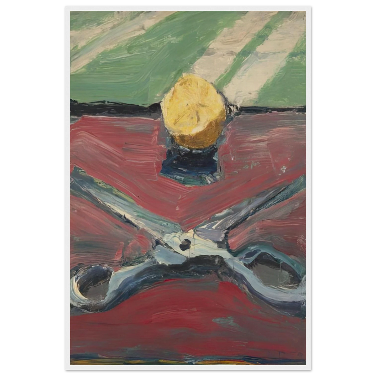 Scissors and Lemon, II Framed Poster | Richard Diebenkorn Framed Prints Wall Art | Richard Diebenkorn Shop