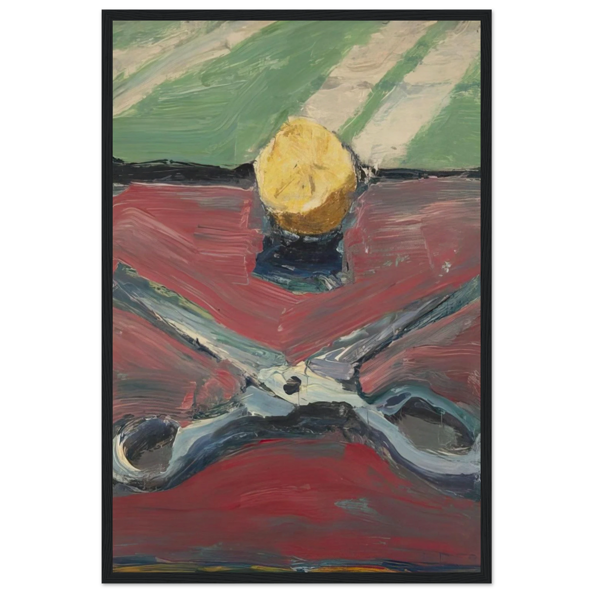 Scissors and Lemon, II Framed Poster | Richard Diebenkorn Framed Prints Wall Art | Richard Diebenkorn Shop