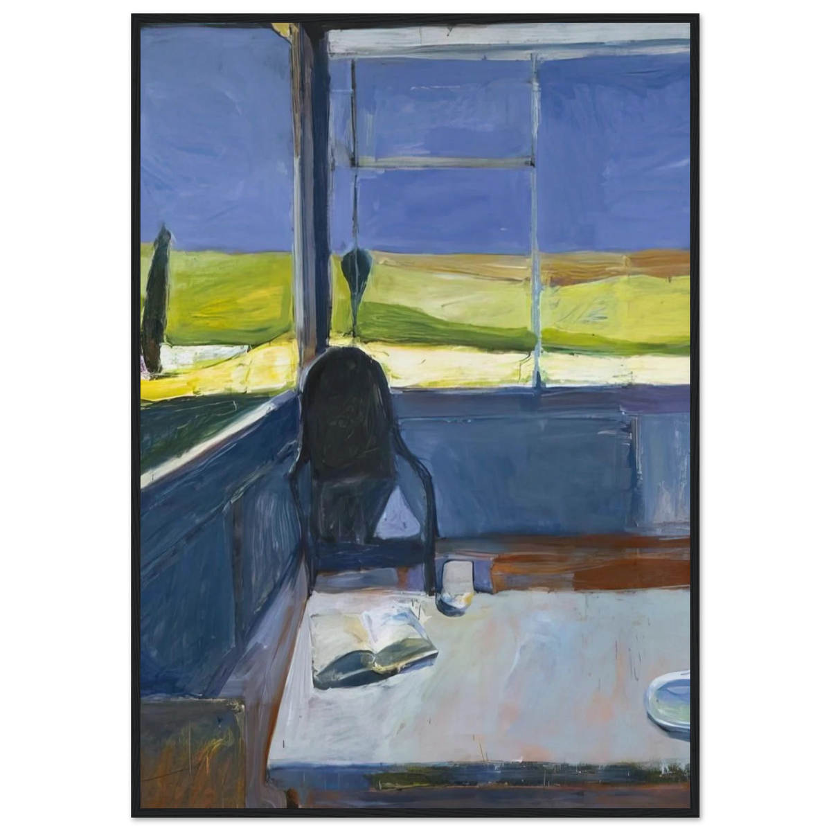 Interior with Book Framed Poster | Richard Diebenkorn Framed Prints Wall Art | Richard Diebenkorn Shop