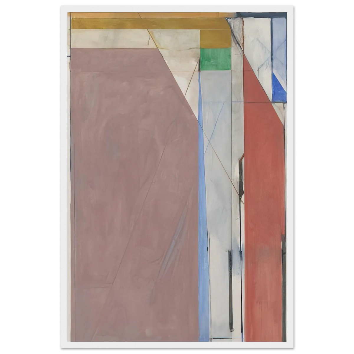 Ocean Park #70 Framed Poster | Richard Diebenkorn Framed Prints Wall Art | Richard Diebenkorn Shop