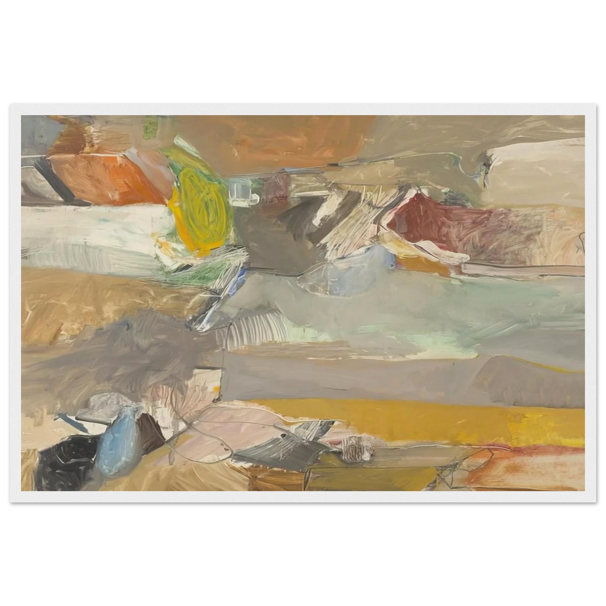 Berkeley #46 Framed Poster | Richard Diebenkorn Framed Prints Wall Art | Richard Diebenkorn Shop