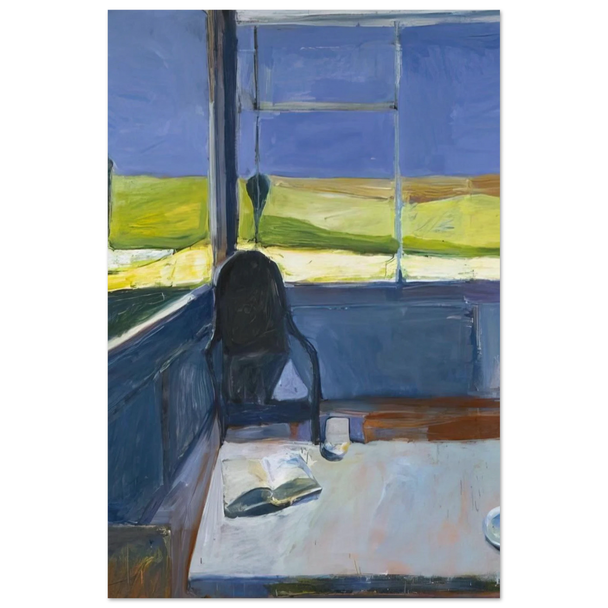 Interior with Book Poster | Richard Diebenkorn Poster | Richard Diebenkorn Shop