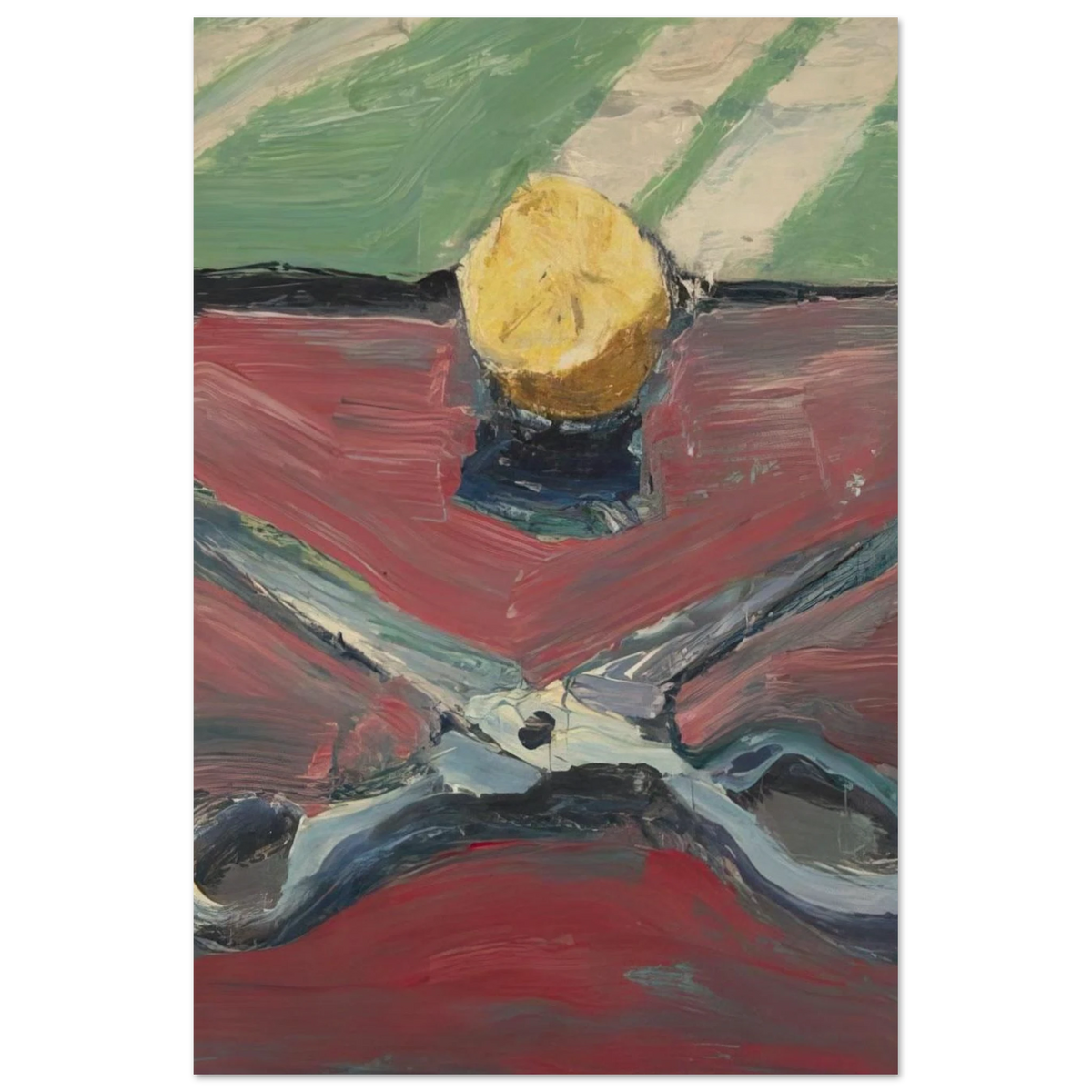 Scissors and Lemon, II Poster | Richard Diebenkorn Poster | Richard Diebenkorn Shop