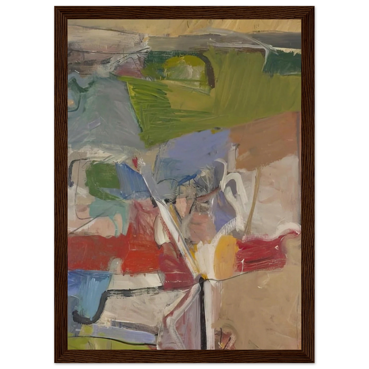 Berkeley #23 Framed Poster | Richard Diebenkorn Framed Prints Wall Art | Richard Diebenkorn Shop