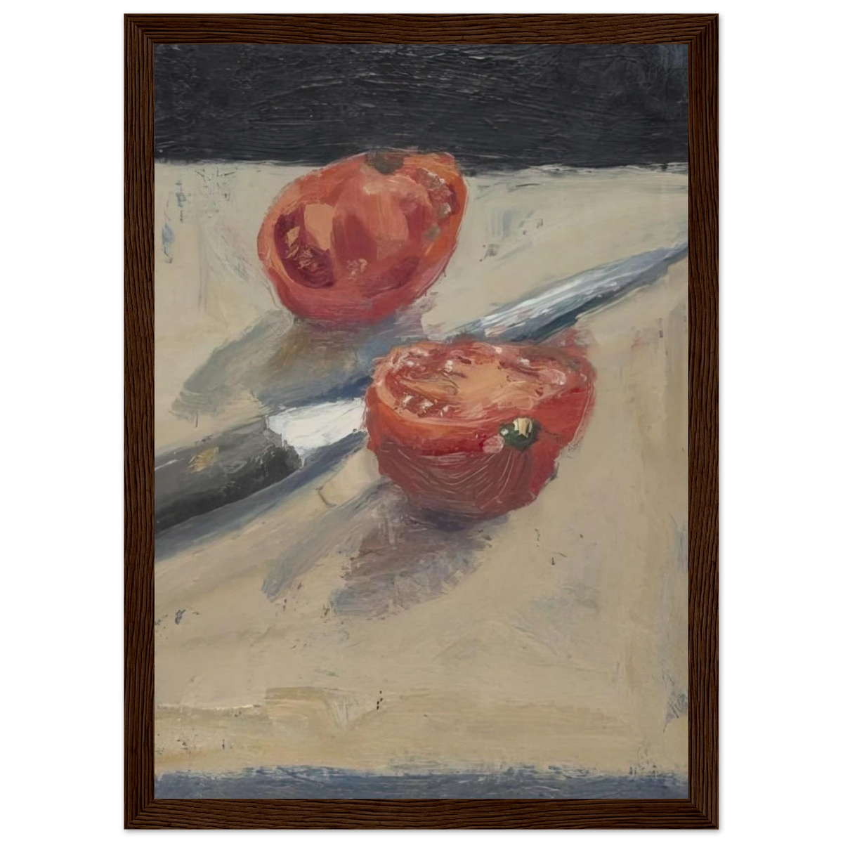 Knife  Tomato I Framed Poster | Richard Diebenkorn Framed Prints Wall Art | Richard Diebenkorn Shop
