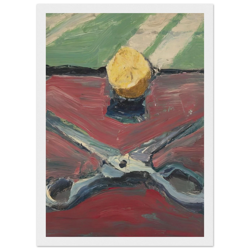 Scissors and Lemon, II Framed Poster | Richard Diebenkorn Framed Prints Wall Art | Richard Diebenkorn Shop