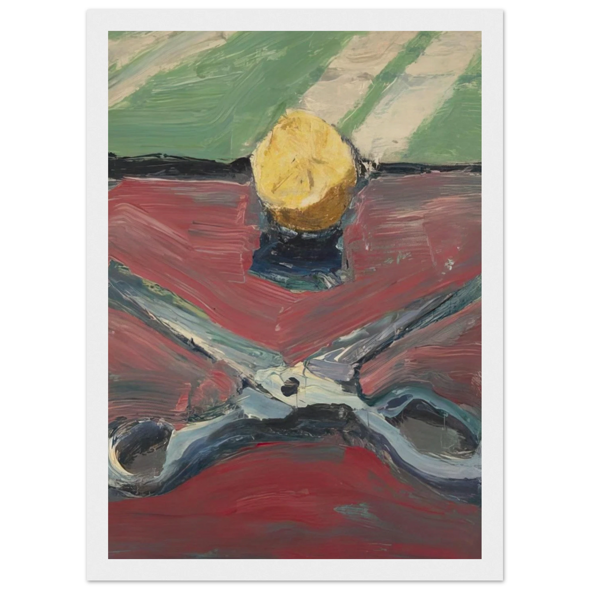 Scissors and Lemon, II Framed Poster | Richard Diebenkorn Framed Prints Wall Art | Richard Diebenkorn Shop