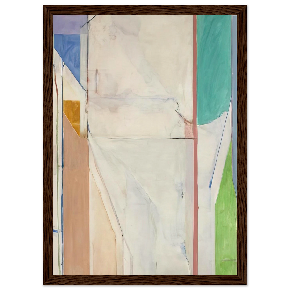 Ocean Park #43 Framed Poster | Richard Diebenkorn Framed Prints Wall Art | Richard Diebenkorn Shop
