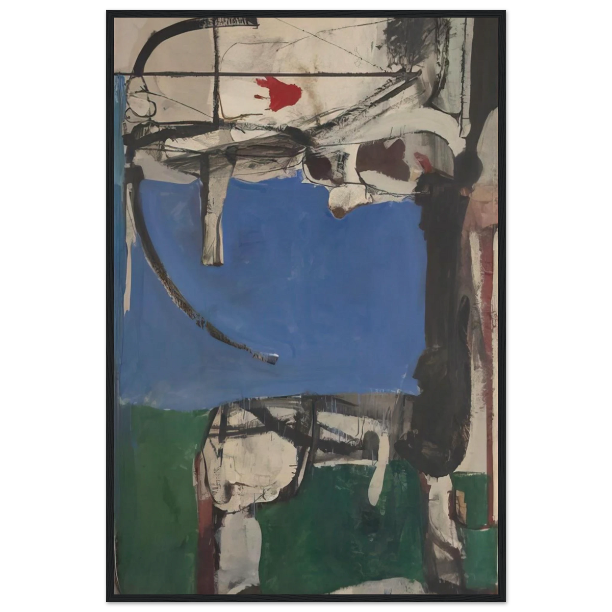 Urbana #2 The Archer Framed Poster | Richard Diebenkorn Framed Prints Wall Art | Richard Diebenkorn Shop