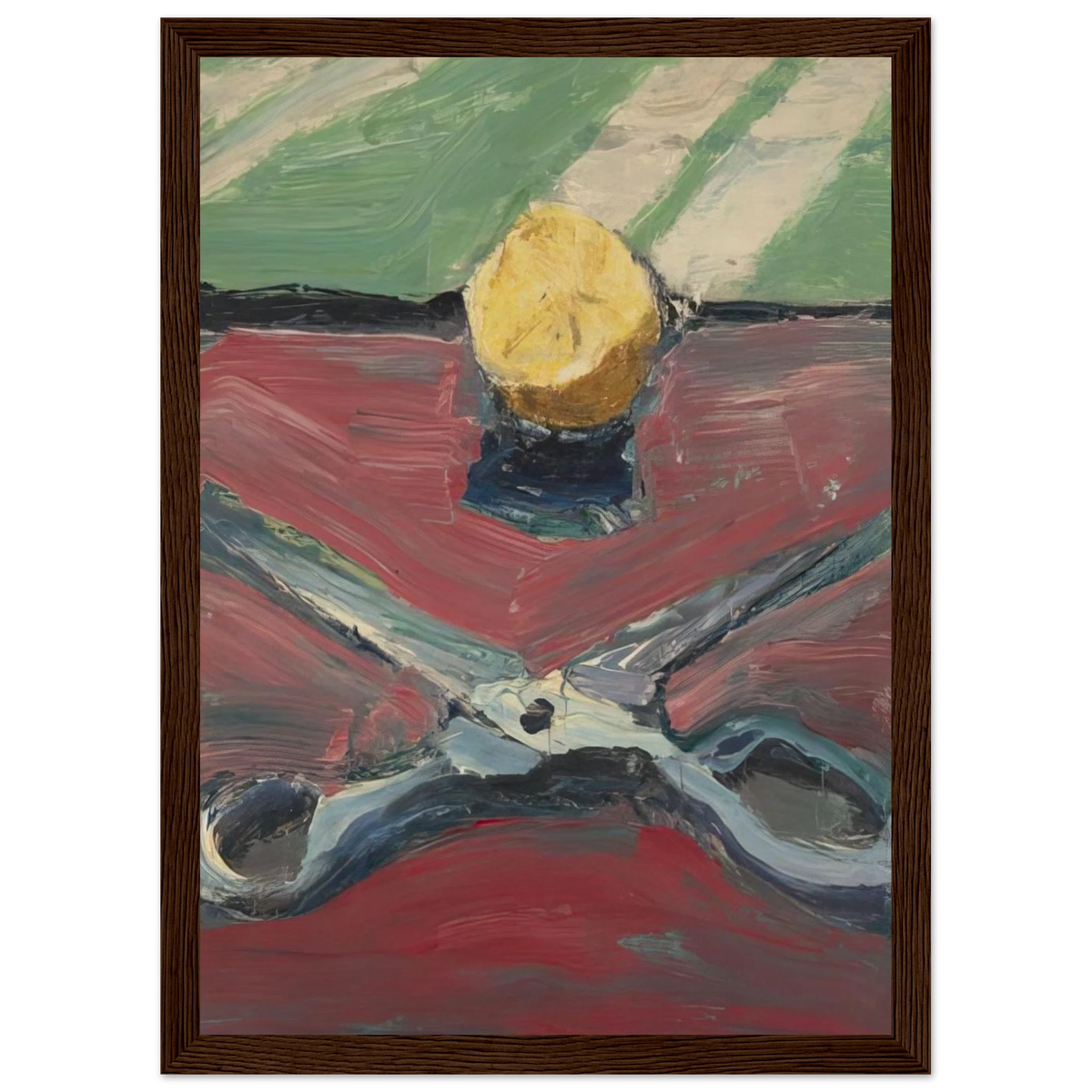 Scissors and Lemon, II Framed Poster | Richard Diebenkorn Framed Prints Wall Art | Richard Diebenkorn Shop