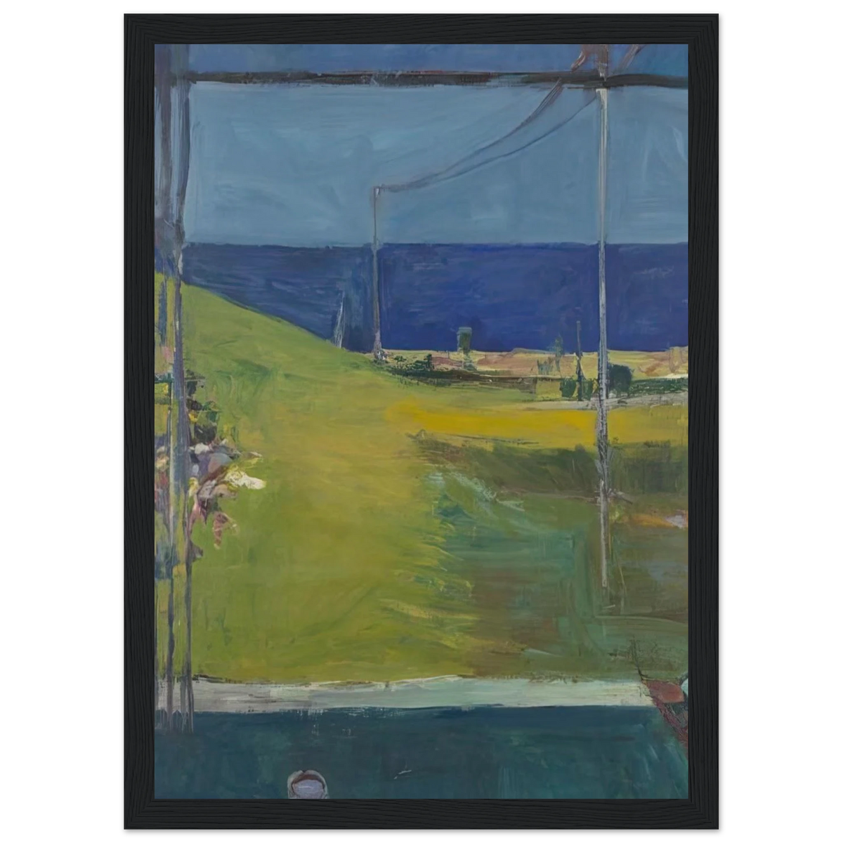 Ocean from a Window Framed Poster | Richard Diebenkorn Framed Prints Wall Art | Richard Diebenkorn Shop