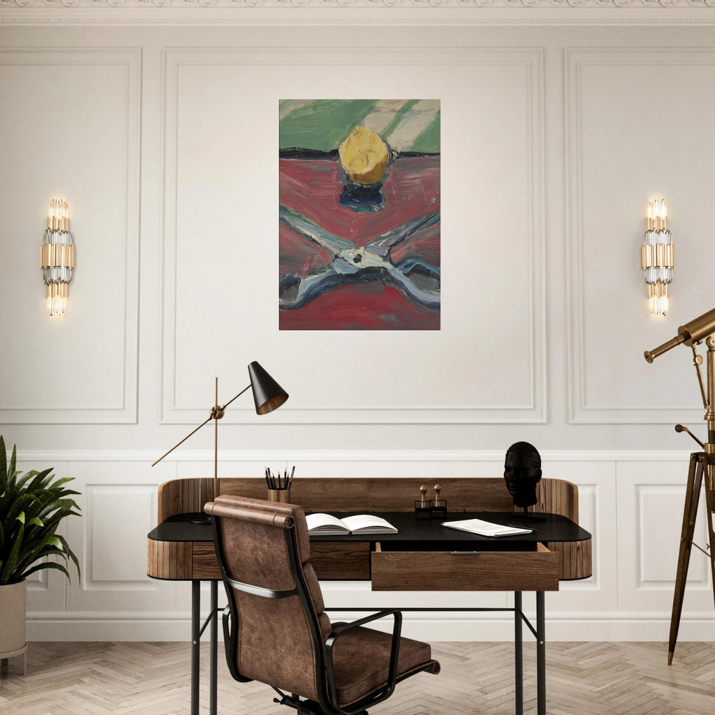 Scissors and Lemon, II Canvas | Richard Diebenkorn Canvas | Richard Diebenkorn Shop