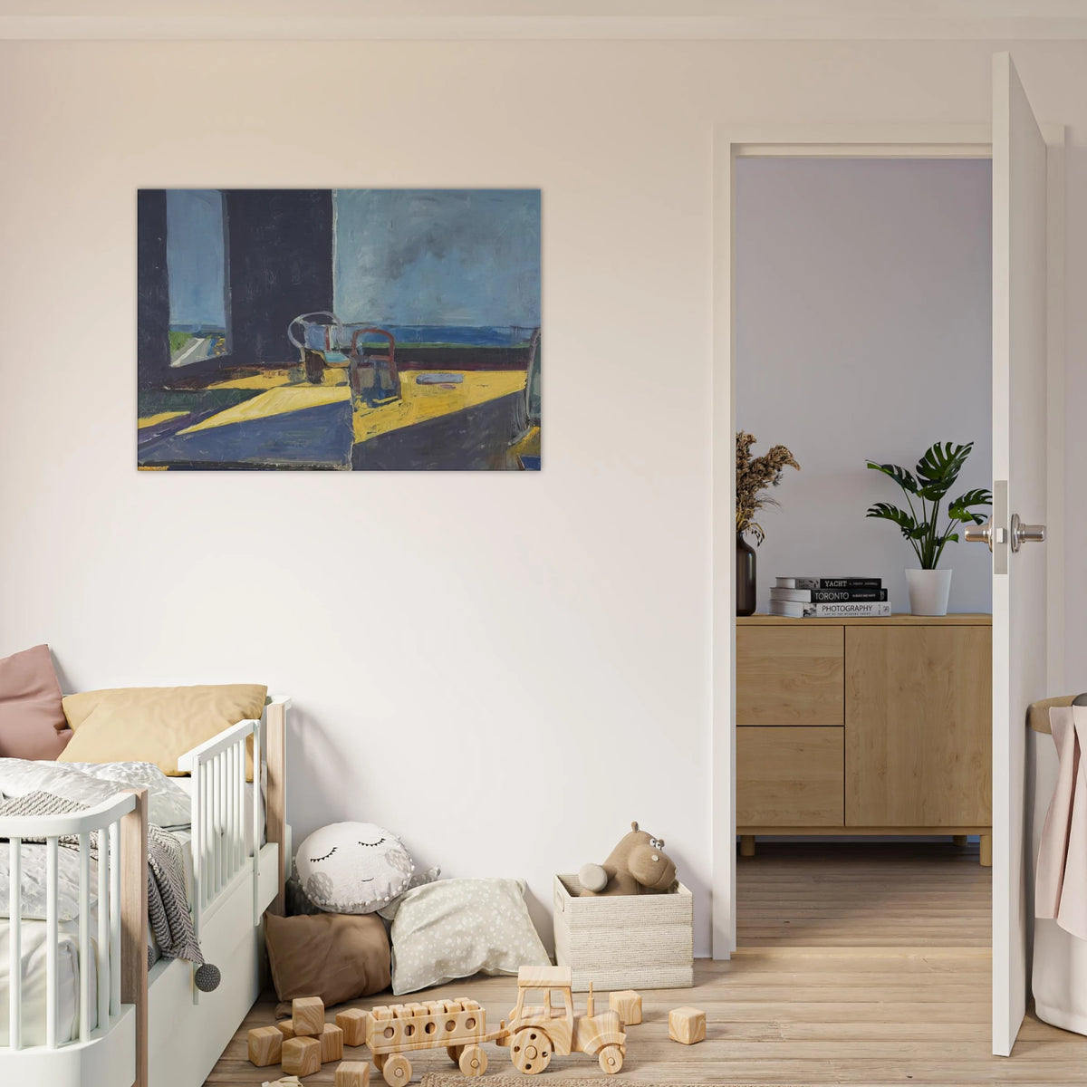 Interior with View of the Ocean Canvas | Richard Diebenkorn Canvas | Richard Diebenkorn Shop