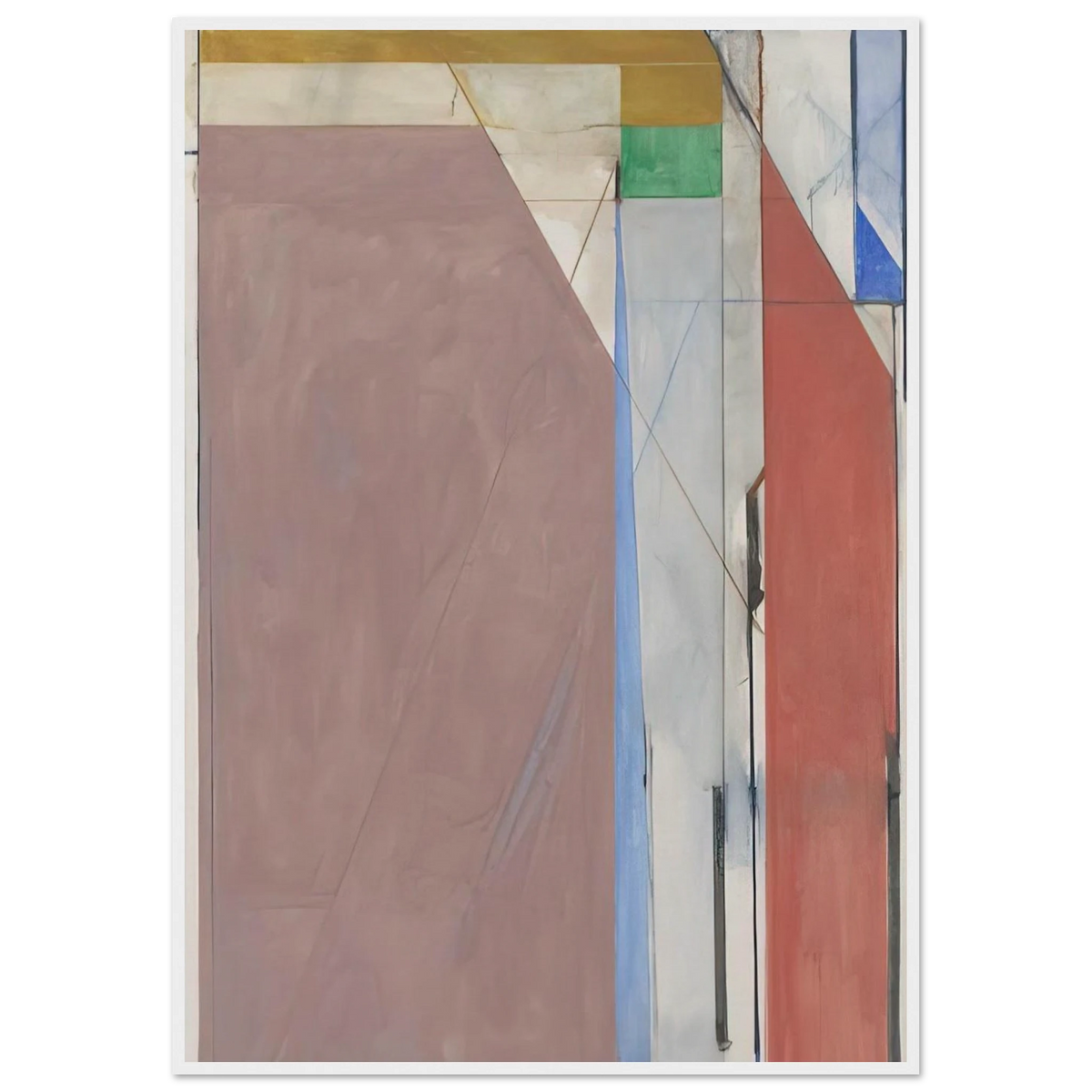 Ocean Park #70 Framed Poster | Richard Diebenkorn Framed Prints Wall Art | Richard Diebenkorn Shop