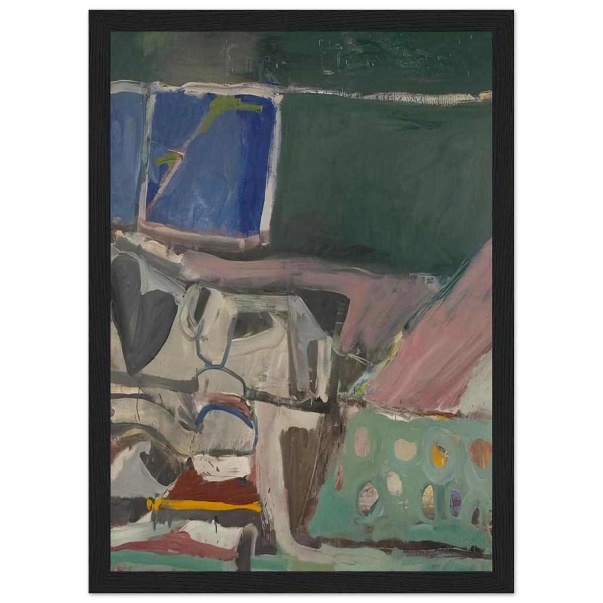 Berkeley #58 Framed Poster | Richard Diebenkorn Framed Prints Wall Art | Richard Diebenkorn Shop