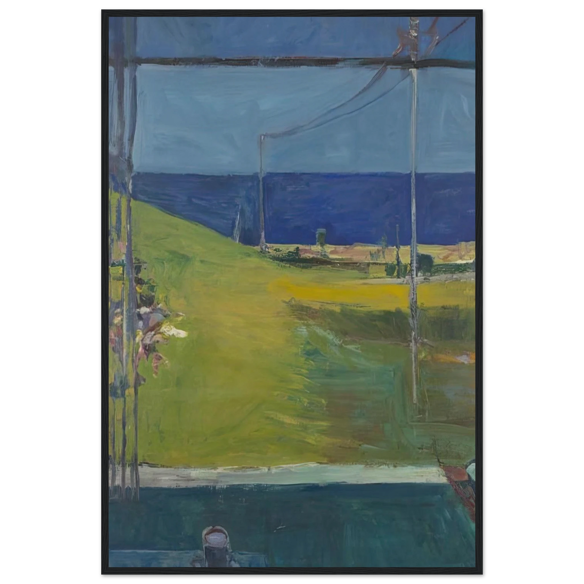 Ocean from a Window Framed Poster | Richard Diebenkorn Framed Prints Wall Art | Richard Diebenkorn Shop