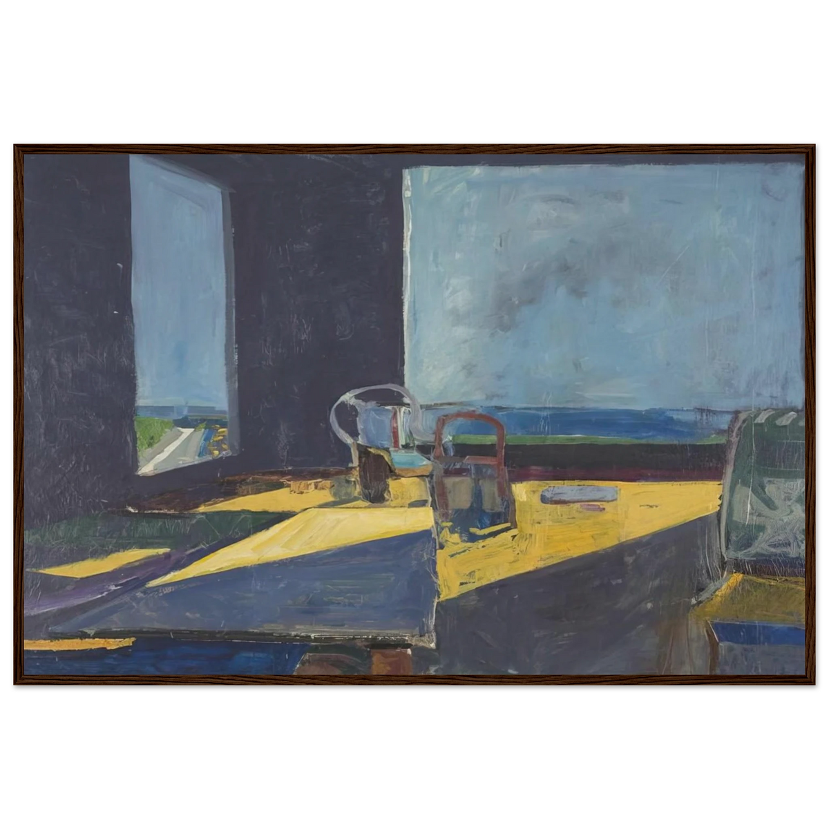 Interior with View of the Ocean Framed Poster | Richard Diebenkorn Framed Prints Wall Art | Richard Diebenkorn Shop