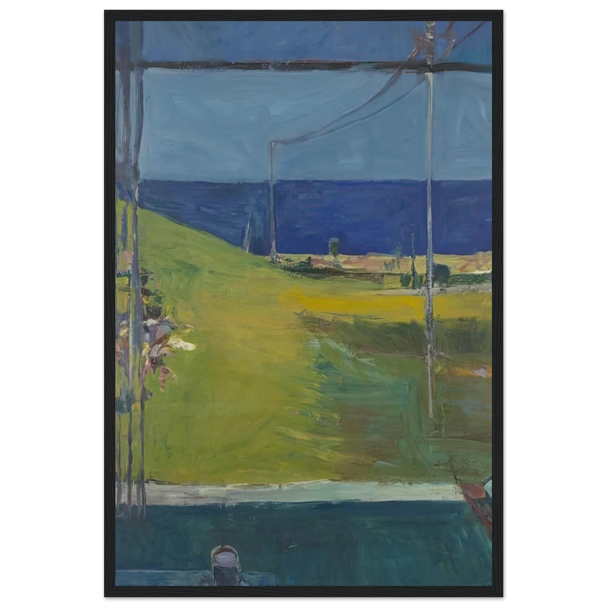 Ocean from a Window Framed Poster | Richard Diebenkorn Framed Prints Wall Art | Richard Diebenkorn Shop