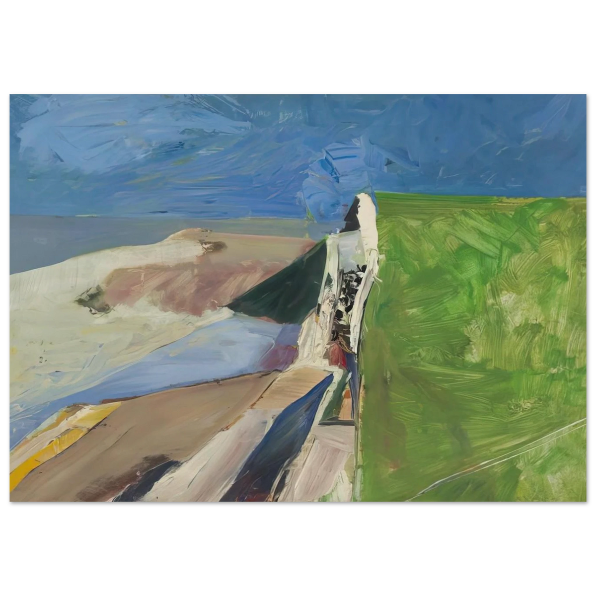 Seawall Poster | Richard Diebenkorn Poster | Richard Diebenkorn Shop