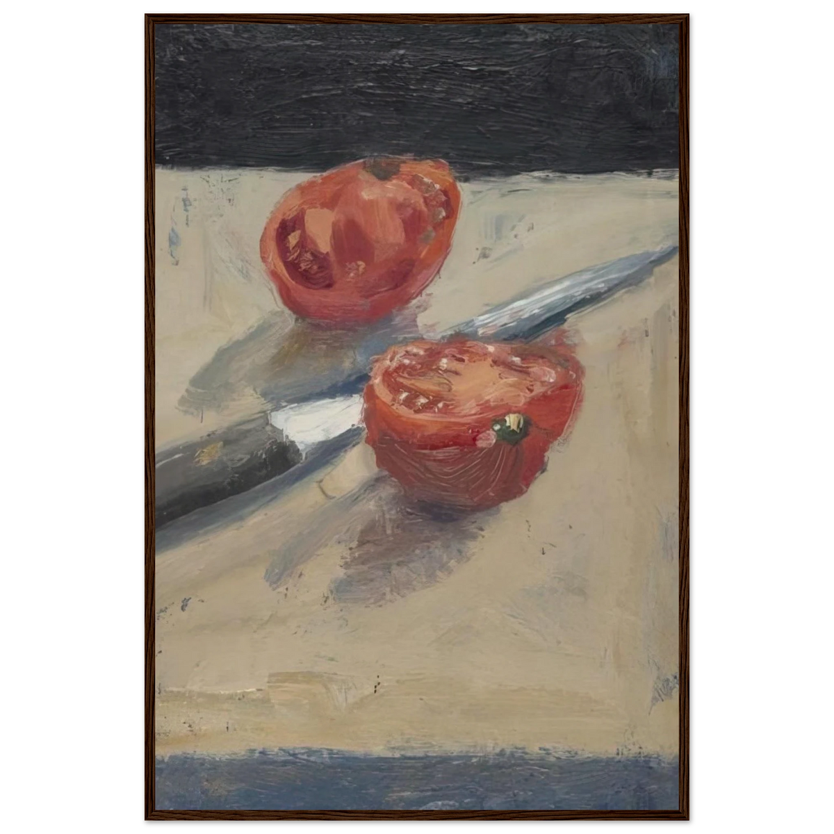 Knife  Tomato I Framed Poster | Richard Diebenkorn Framed Prints Wall Art | Richard Diebenkorn Shop