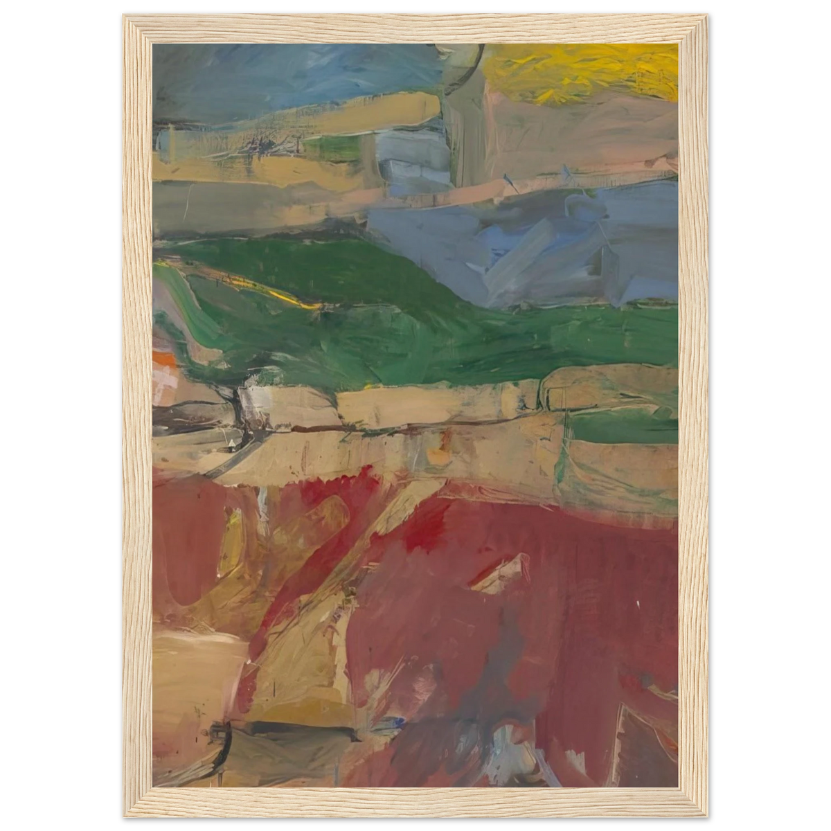 Berkeley #32 Framed Poster | Richard Diebenkorn Framed Prints Wall Art | Richard Diebenkorn Shop