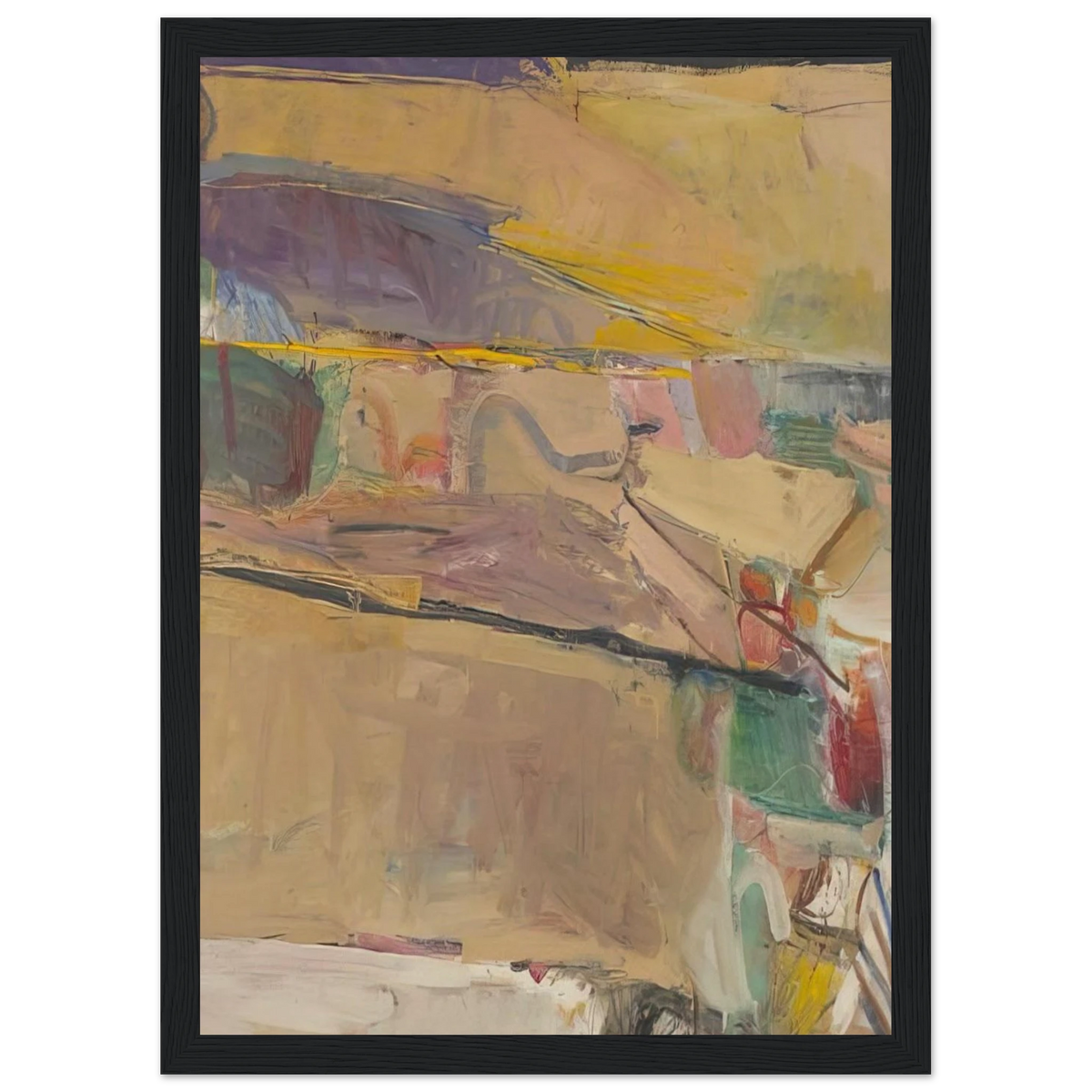 Berkeley #54 Framed Poster | Richard Diebenkorn Framed Prints Wall Art | Richard Diebenkorn Shop