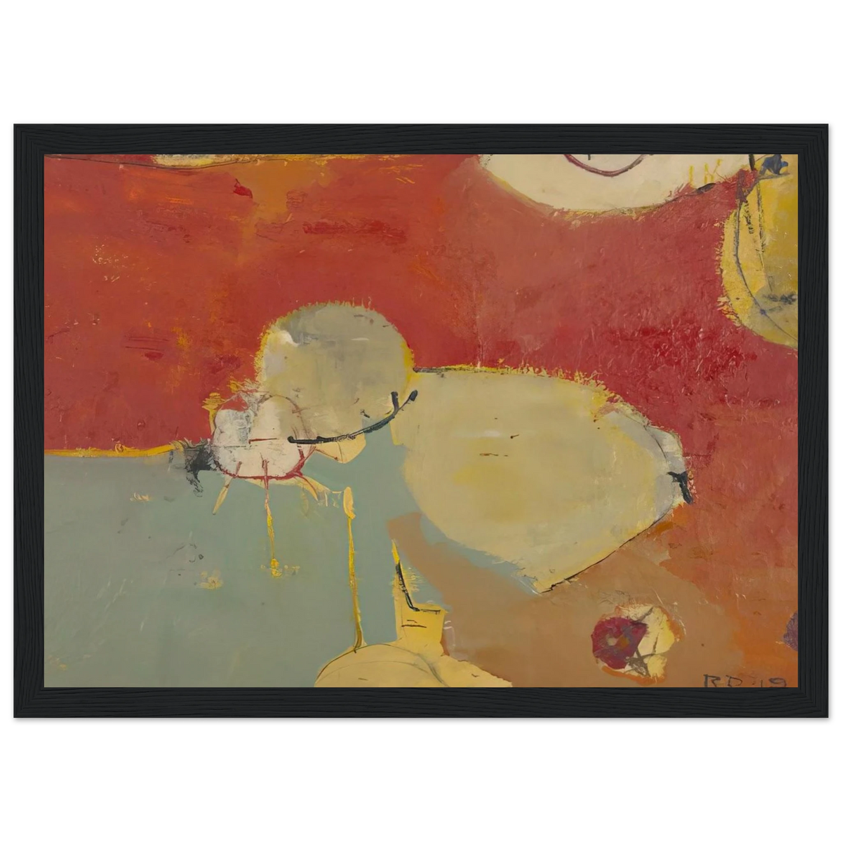 Untitled #2 Sausalito Framed Poster | Richard Diebenkorn Framed Prints Wall Art | Richard Diebenkorn Shop