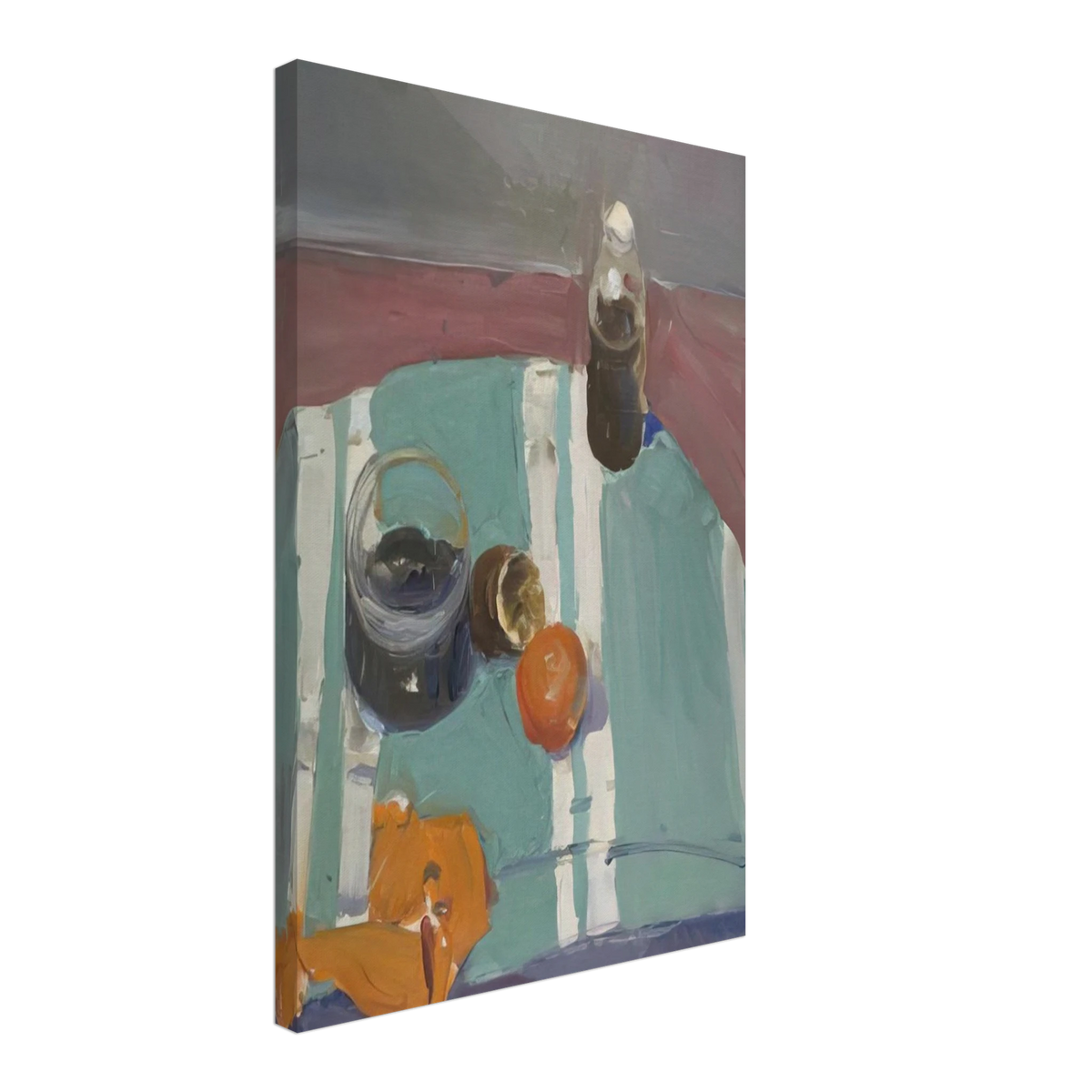 Still Life with Orange Peel Canvas | Richard Diebenkorn Canvas | Richard Diebenkorn Shop