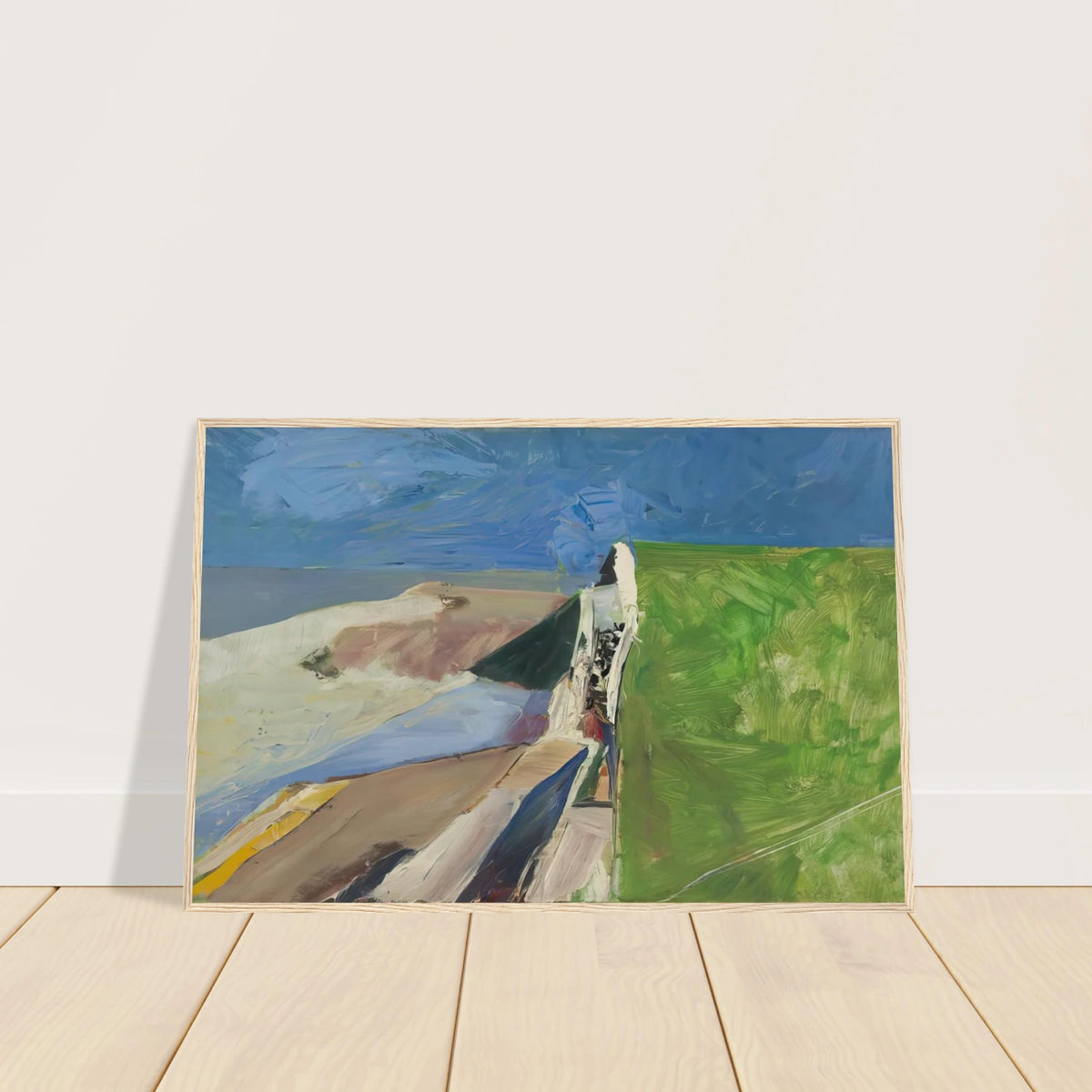 Seawall Framed Poster | Richard Diebenkorn Framed Prints Wall Art | Richard Diebenkorn Shop