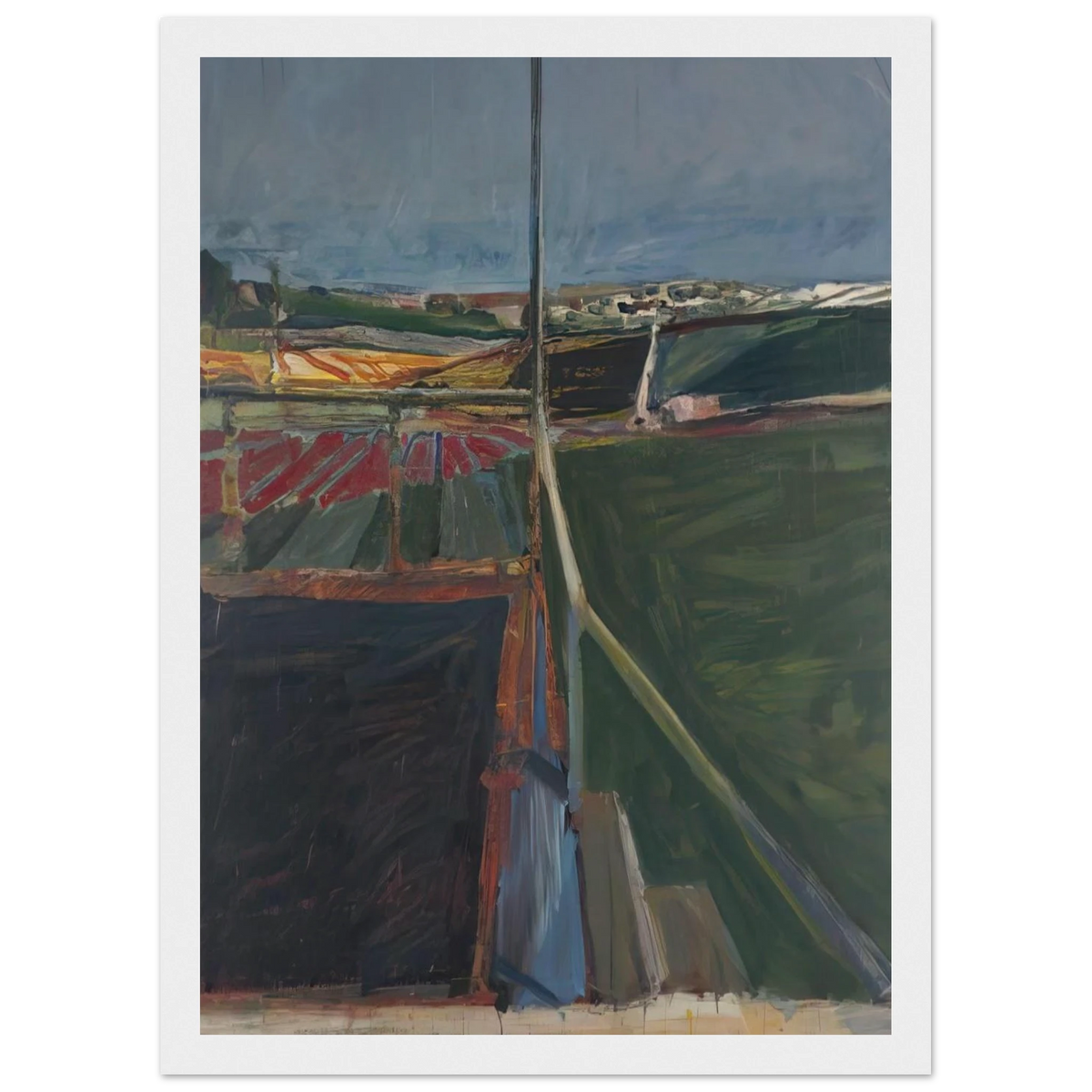 View from the Porch Framed Poster | Richard Diebenkorn Framed Prints Wall Art | Richard Diebenkorn Shop