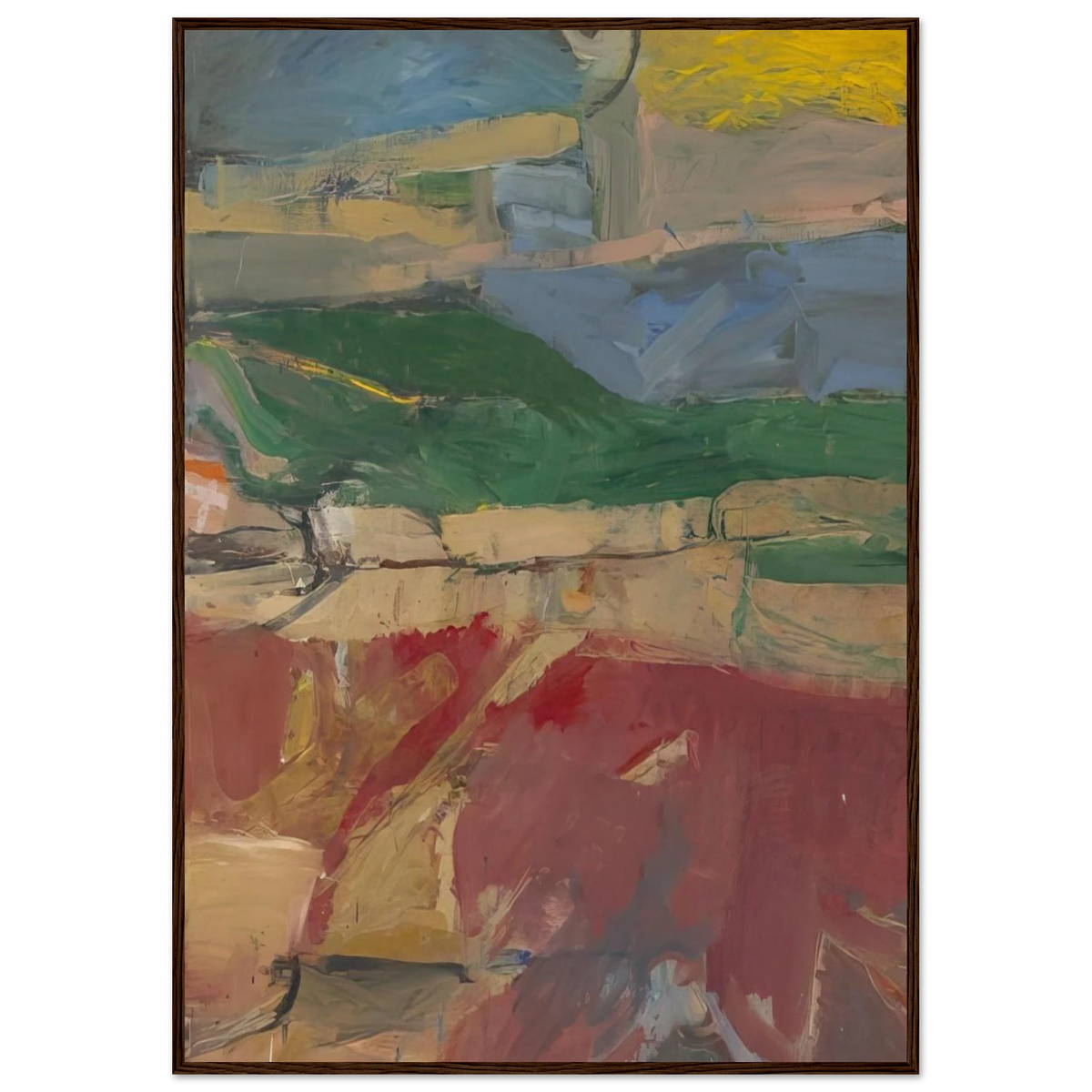 Berkeley #32 Framed Poster | Richard Diebenkorn Framed Prints Wall Art | Richard Diebenkorn Shop