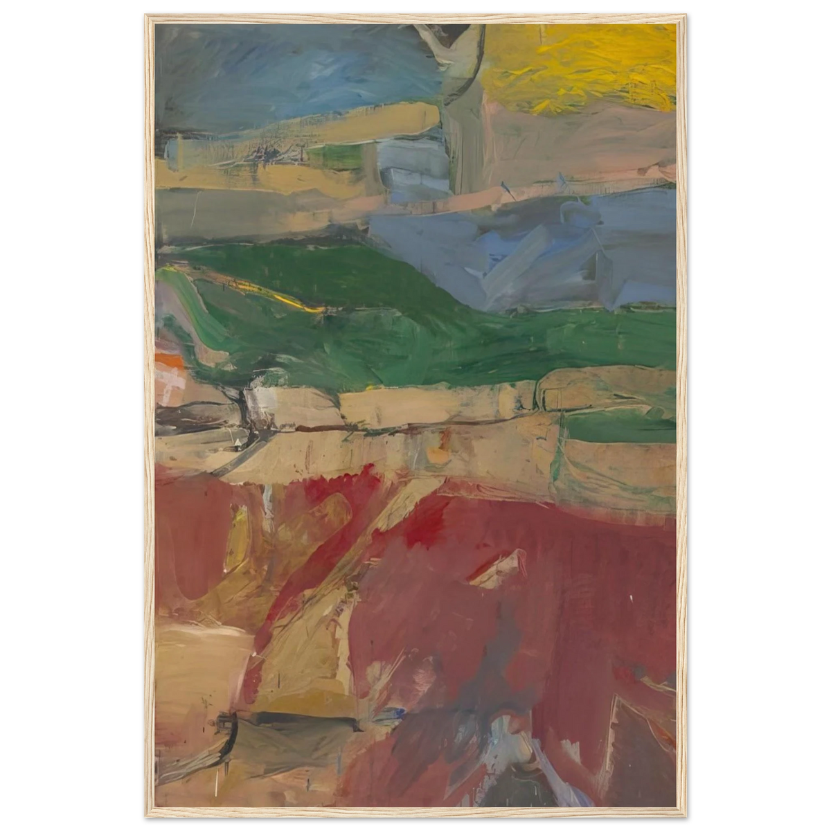 Berkeley #32 Framed Poster | Richard Diebenkorn Framed Prints Wall Art | Richard Diebenkorn Shop