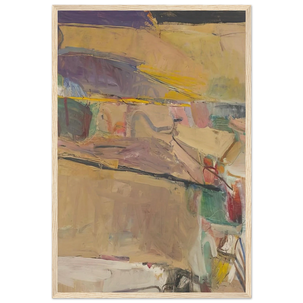 Berkeley #54 Framed Poster | Richard Diebenkorn Framed Prints Wall Art | Richard Diebenkorn Shop