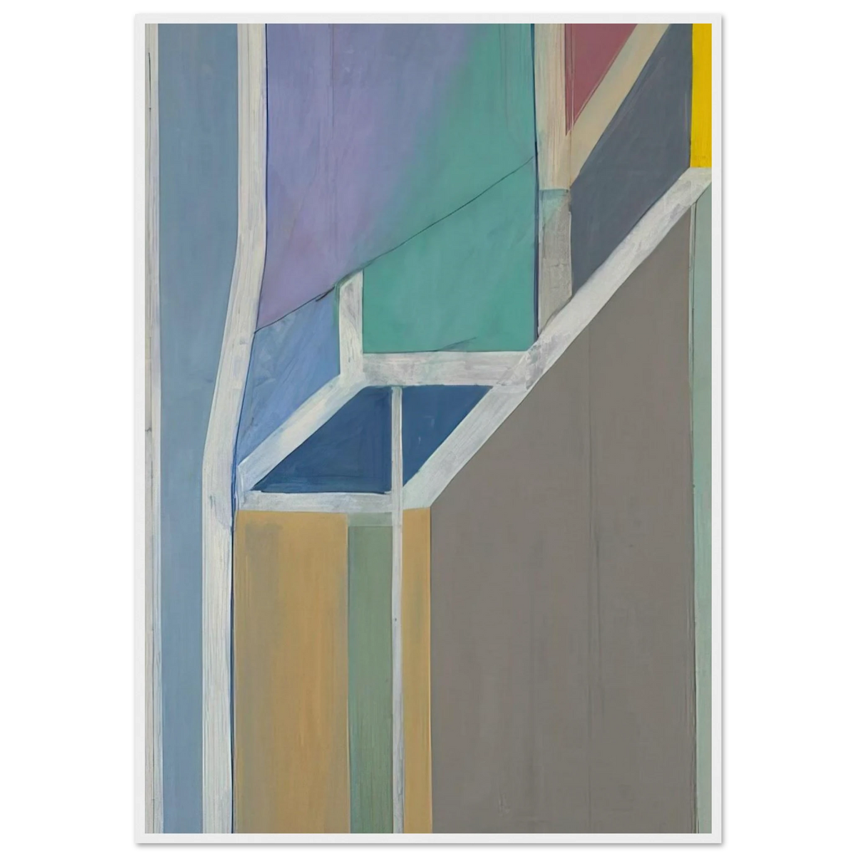 Ocean Park #19 Framed Poster | Richard Diebenkorn Framed Prints Wall Art | Richard Diebenkorn Shop